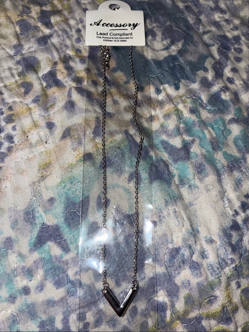 Accessory Silver Western Arrow Chevron Necklace